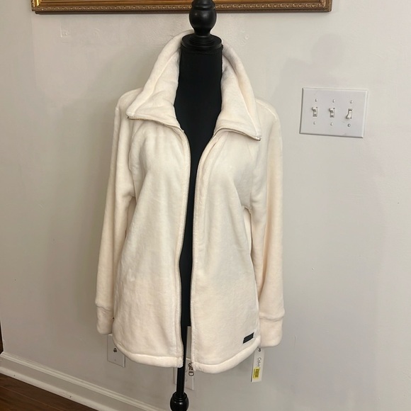NWT Calvin Klein Performance Full Zip Fleece Jacket- Sz. Large - Picture 1 of 10